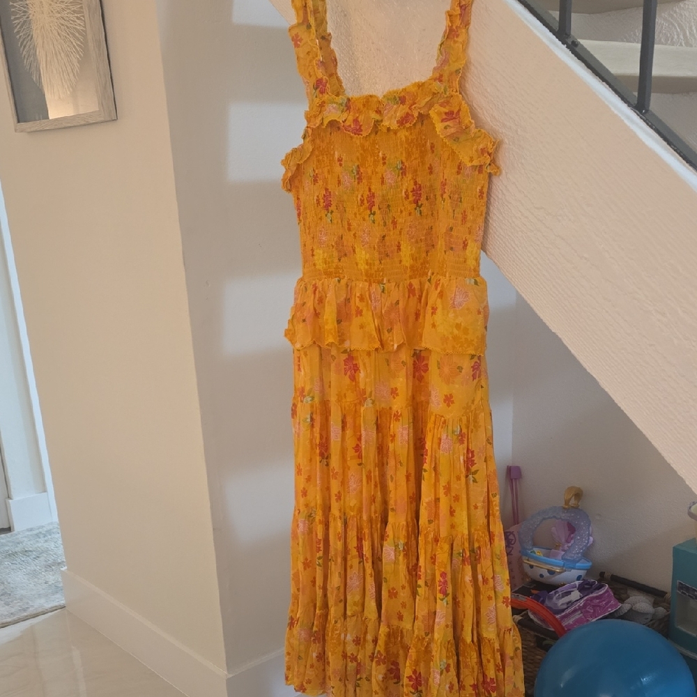 Disney Yellow Floral Maxi Dress